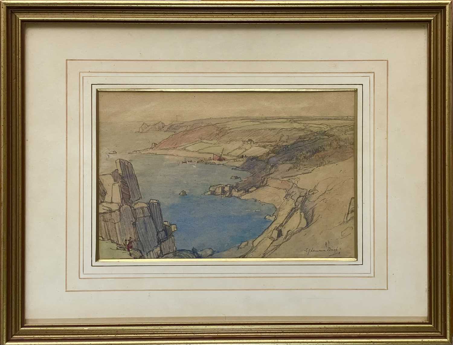 Samuel John Lamorna BIRCH (1869-1955) St Loy Cove - Image 2 of 3