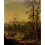 Follower of Claude LE LORRAIN (1600-1682) Italianate Landscape