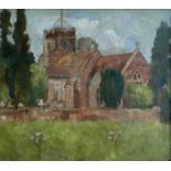 Rosina ROGERS (1918-2011) Hampreston Church, 1952