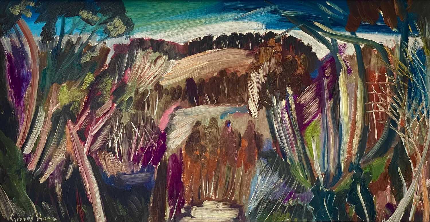 George HANN (1900-1979) Abstract Landscape, circa 1960