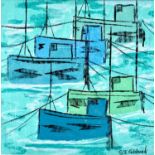 Stephen FELSTEAD (1957) Cornish Fishing Boats