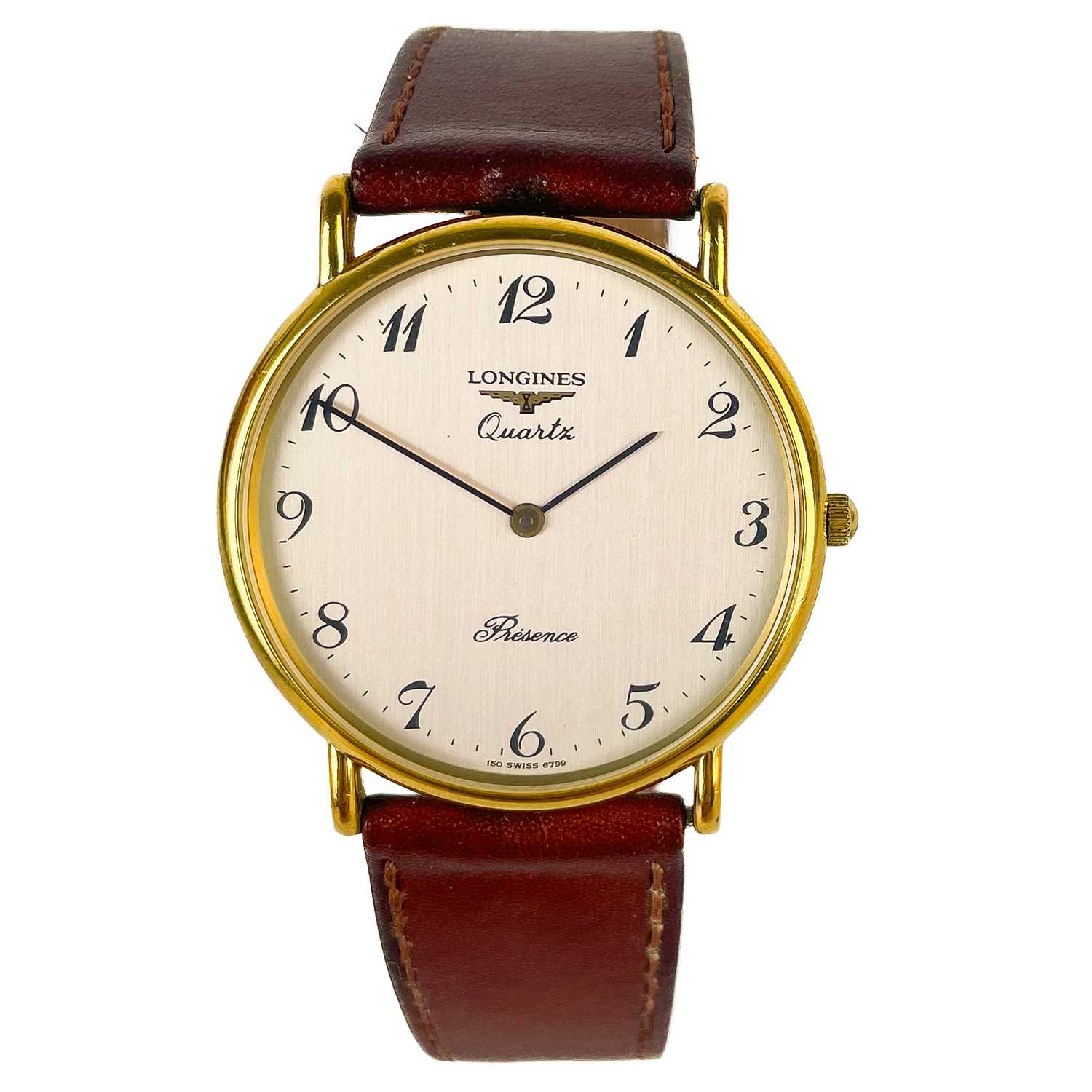 A Longines Presence Quartz gentleman's wristwatch.