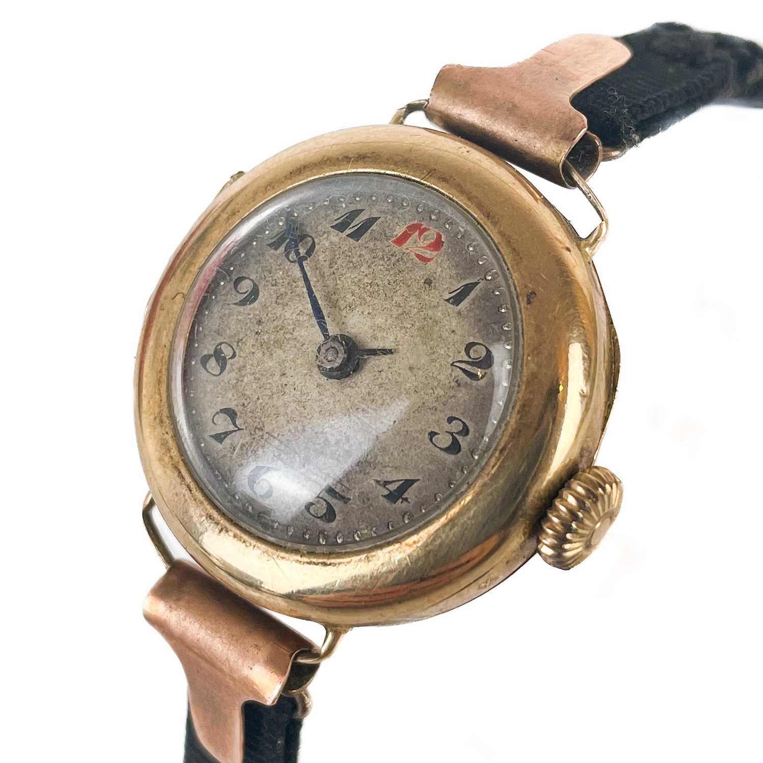 An early 20th century 9ct rose gold lady's manual wind wrist watch. - Image 4 of 4