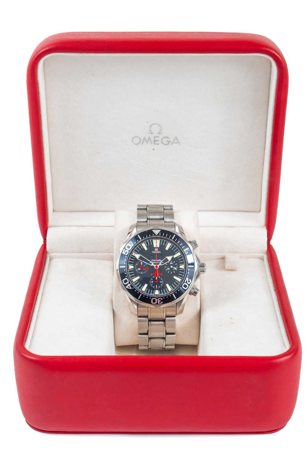 An Omega Seamaster America's cup RACING automatic chronometer stainless steel bracelet wristwatch. - Image 3 of 11