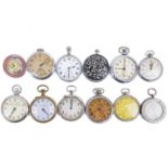 A collection of pocket watches for spares and repairs.
