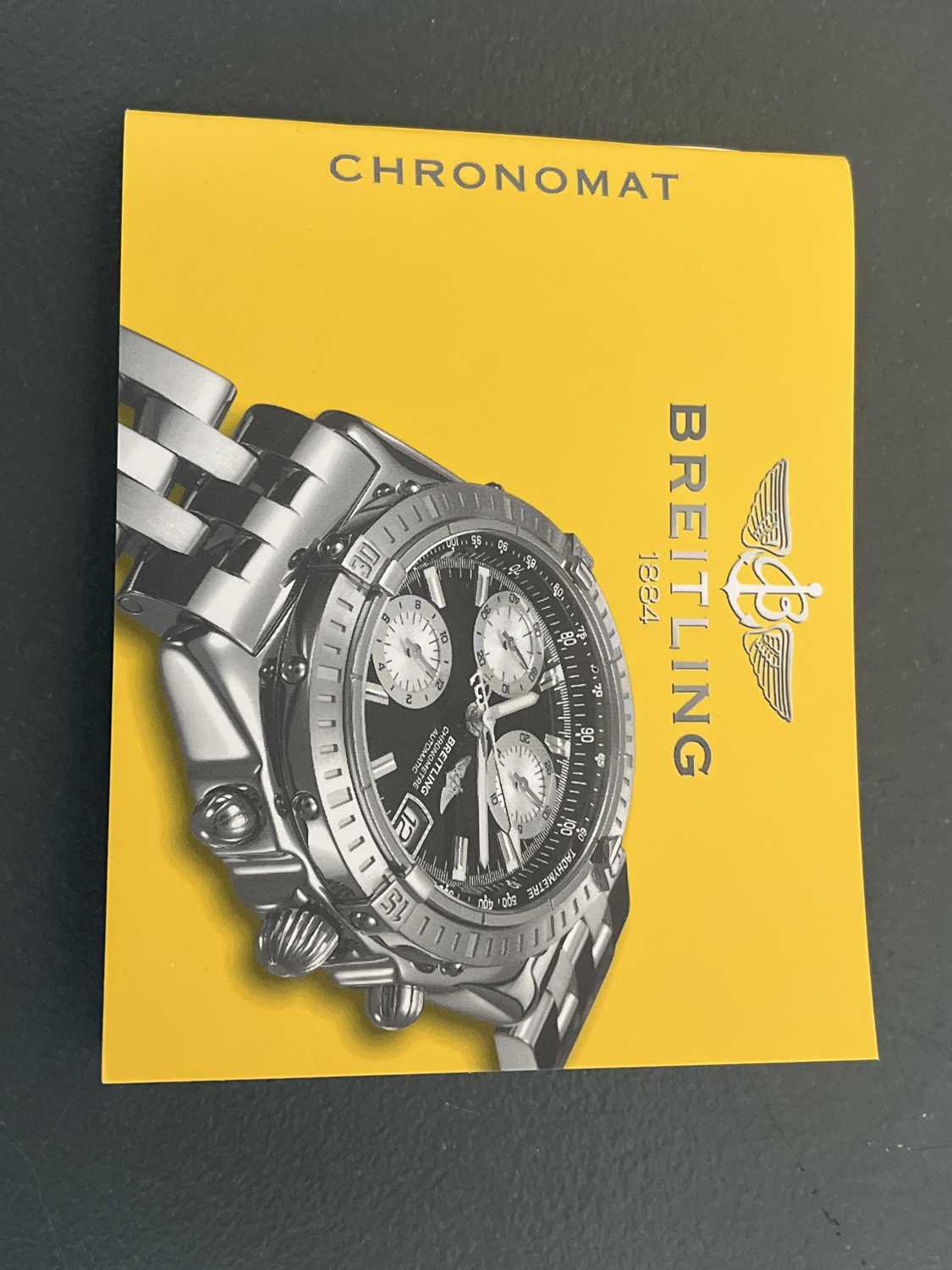 Breitling - An 18ct Chronomat automatic chronograph gentleman's wristwatch. - Image 13 of 15