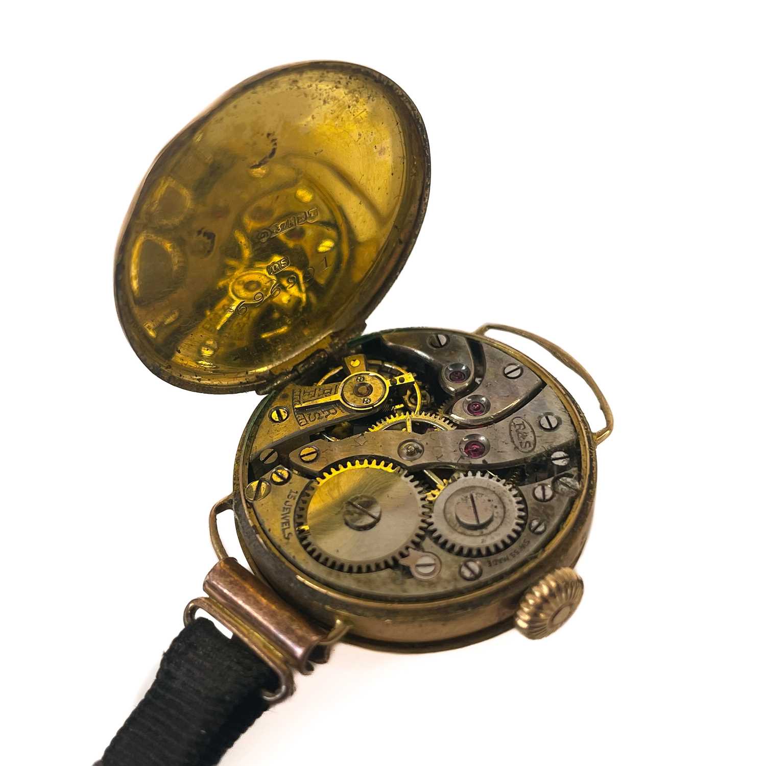 An early 20th century 9ct rose gold lady's manual wind wrist watch. - Image 3 of 4