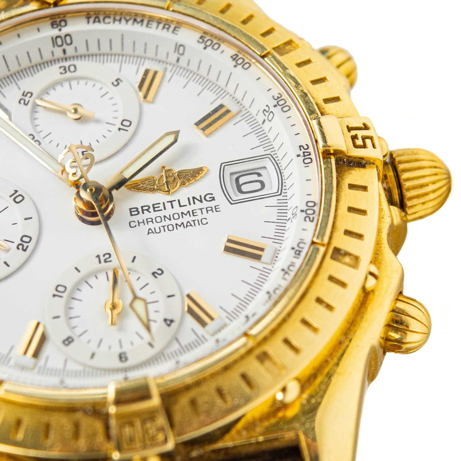 Breitling - An 18ct Chronomat automatic chronograph gentleman's wristwatch. - Image 3 of 15