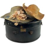 An Edwardian hat box.