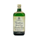 A bottle of Gordon's special dry London gin.