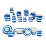 A collection of T.G.Green Cornishware.