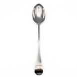 A Victorian silver serving spoon by Elkington & Co