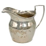 A Victorian silver milk jug by George Nathan & Ridley Hayes