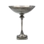 A George V silver pedestal sorbet cup by Mappin & Webb.