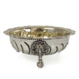 A Victorian silver sugar bowl by Robert Harper.