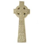 A resin Celtic cross.