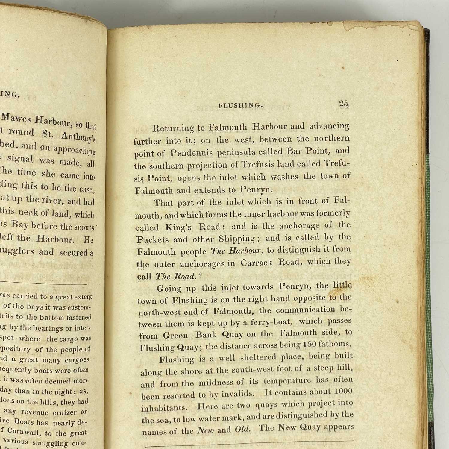 R. Thomas. 'History and Description of the Town and Harbour of Falmouth'. - Image 8 of 8