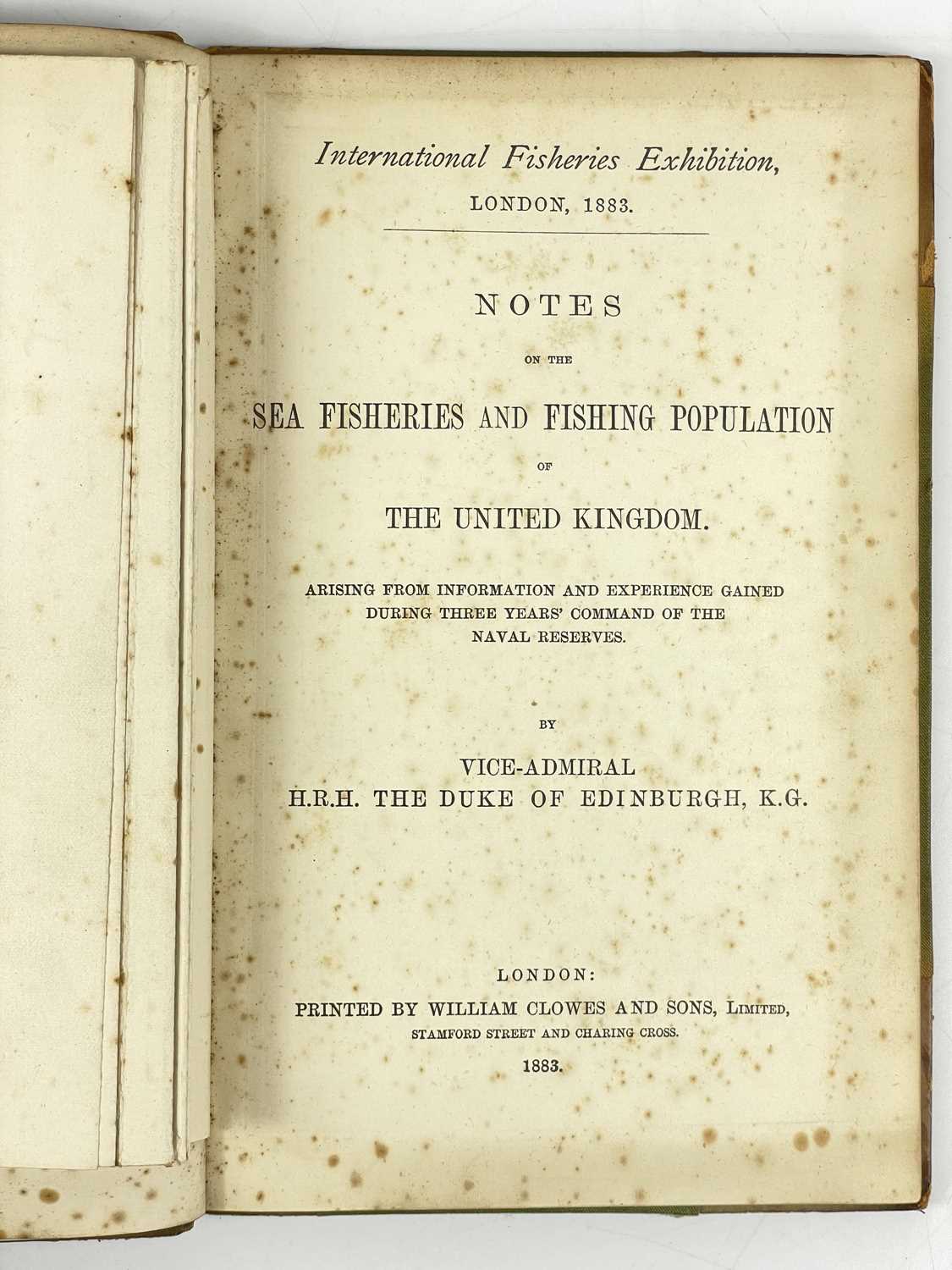 'Notes on the Sea Fisheries and Fishing Population of The United Kingdom,' 1883 - Image 4 of 5