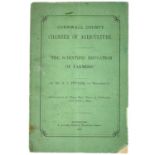 E. S. Tucker. 'Cornwall County Chamber of Agriculture. The Scientific Education of Farmers'.