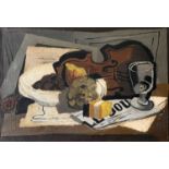 Jean JOVENEAU (1888-?) Still Life with Violin