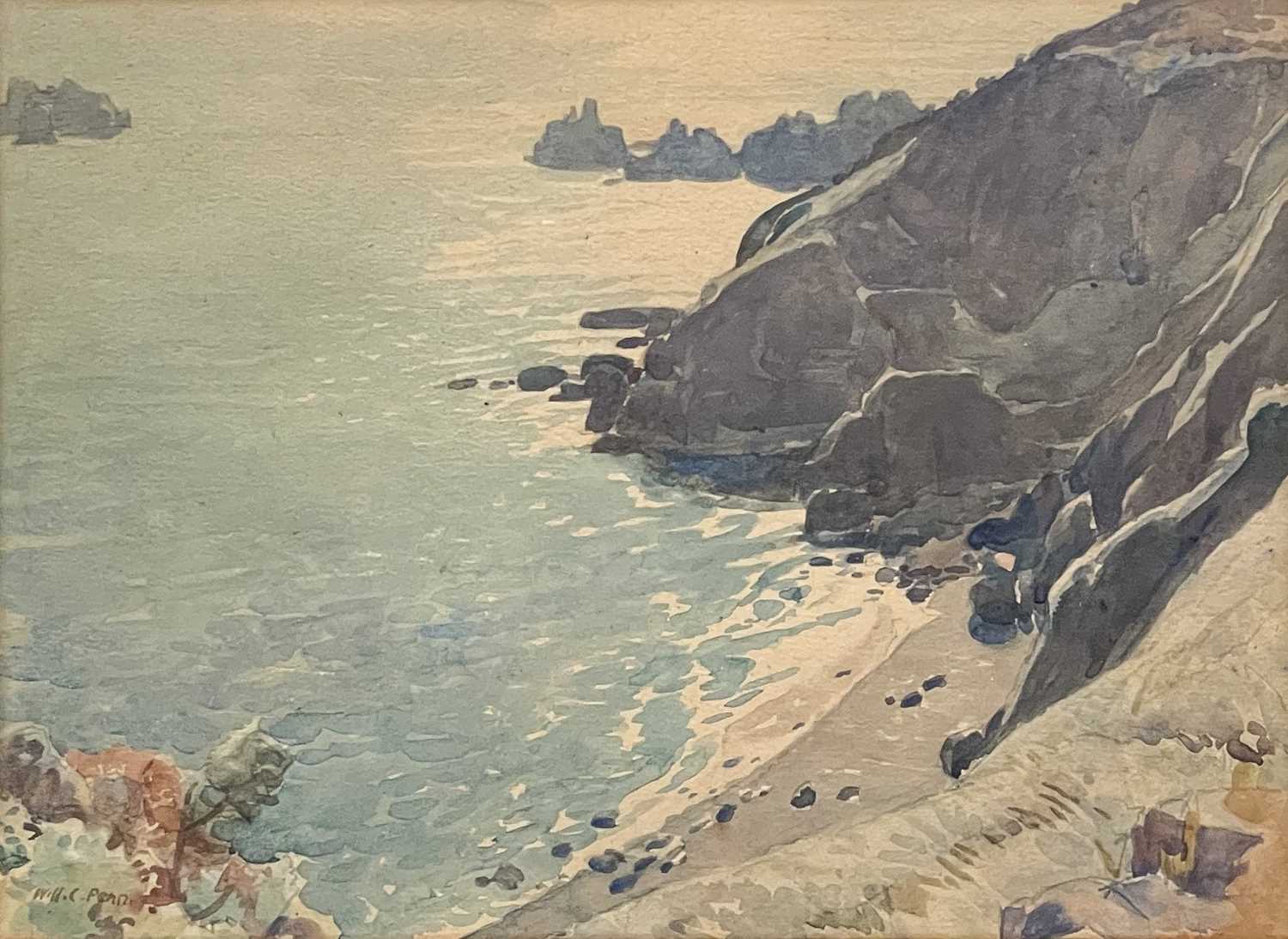 William Charles PENN (1877-1968) Rocky Coastline