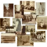 A collection of early 20th century photographs of Jerusalem and Luxor.