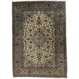 A Kashan carpet, Central Persia, circa 1930-50.