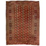 A Fine Tekke Bokhara carpet, late 19th century.