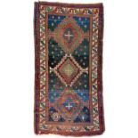 A Kazak rug, South West Caucasus, late 19th century..