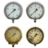A brass Dewrance & Co London pressure gauge.
