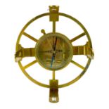 An early 20th century brass navigational /surveying instrument by Troughton London