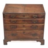 A George III mahogany bureau.