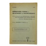 REICH, Wilhelm. 'International Journal of Sex-Economy and Orgone-Research,' Volume I, Number I, Marc