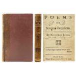 Nicholas James. 'Poems on Several Occasions,'