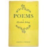 BISHOP, Elizabeth Scare first UK collection of poems