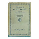 C.P CAVAFY Poems translated by John Mavrogordato