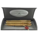 A Parker Sonnet fountain pen with 18k gold nib.