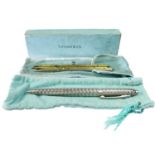 A Tiffany & Co sterling silver roller ball pen.