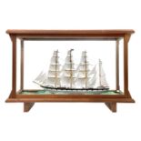 A scratch built model of a Victorian Clipper ship.