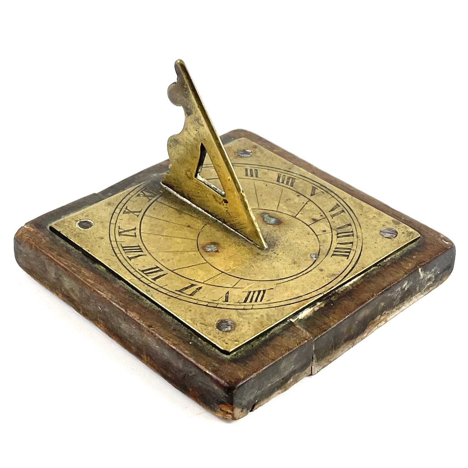 A miniature brass sundial. - Image 2 of 3