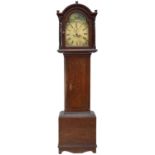 A Victorian eight-day longcase clock.