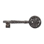 An unusual Continental steel key.