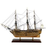 A model of HMS Victory.