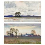 Frank RICHARDS (1863-1935) Landscapes-a pair