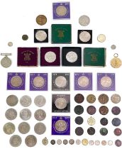 Great Britain & Foreign Coins, medals & Panama Canal Medallion etc