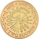 2005 GB Gold £2 proof "400th Anniv. of Gunpowder Plot" coin