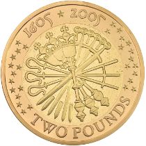 2005 GB Gold £2 proof "400th Anniv. of Gunpowder Plot" coin