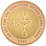 2007 GB Gold £2 proof "200th Anniv. of Slave trade abolition" coin