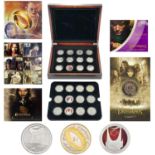 New Zealand Lord of the Rings Silver Proof Crown sized coins (x24)