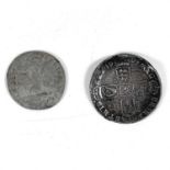 HMS Association sunk 1707. 1695 shilling, 1696 sixpence silver coins